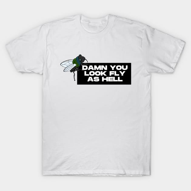 damn you look fly as hell T-Shirt by Tees by broke